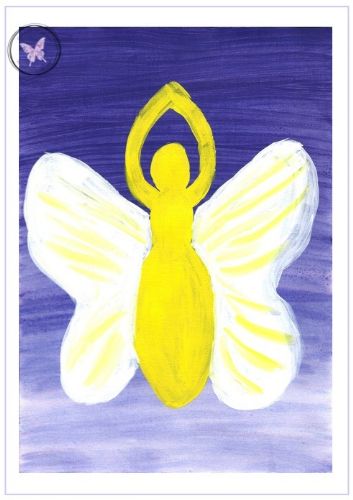 Art Greeting Card (Winged Goddess)